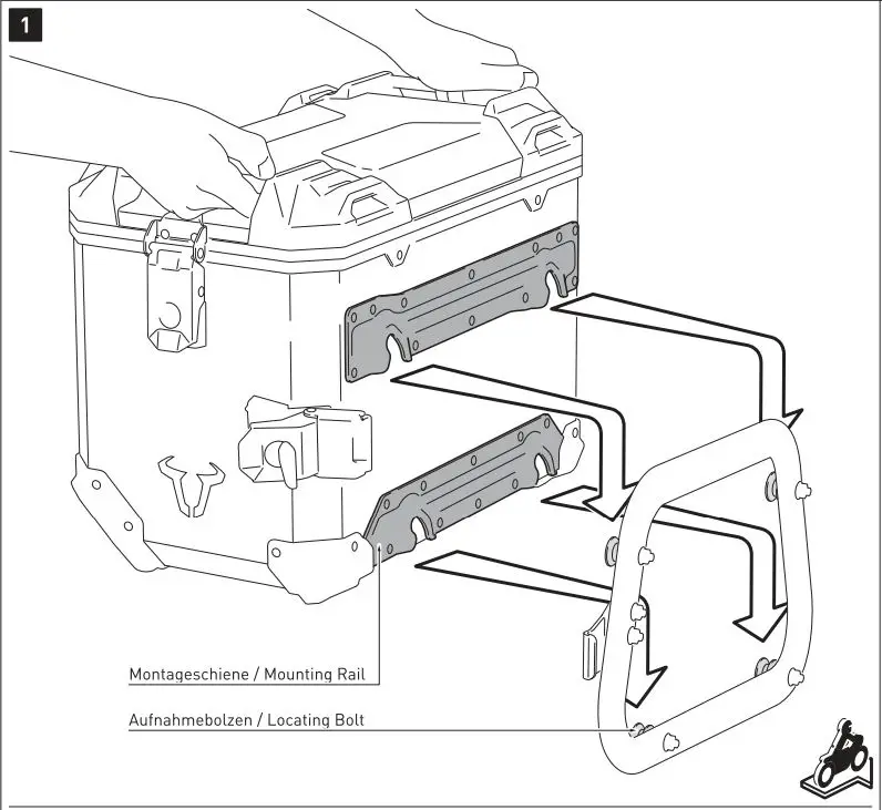 SW-MOTECH KFT.13.849.70000-B Aluminum Case System Instruction Manual - Mounting 7
