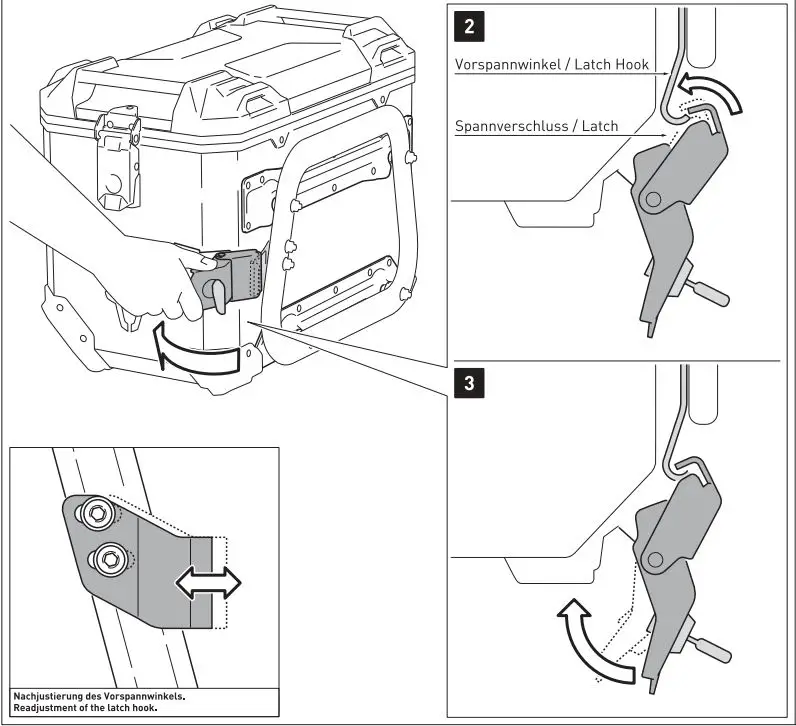 SW-MOTECH KFT.13.849.70000-B Aluminum Case System Instruction Manual - Mounting 8