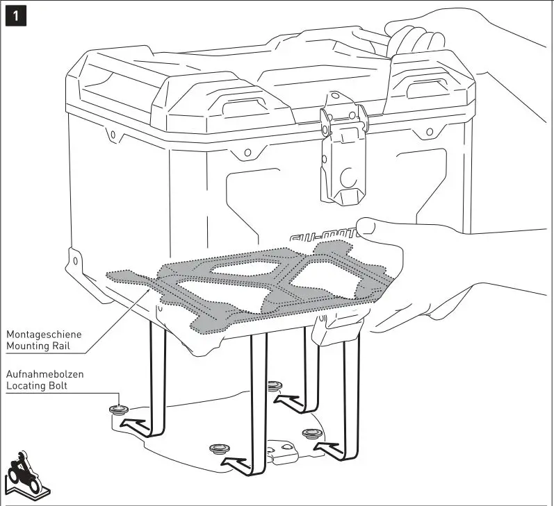 SW-MOTECH KFT.13.849.70000-B Aluminum Case System Instruction Manual - Mounting 9