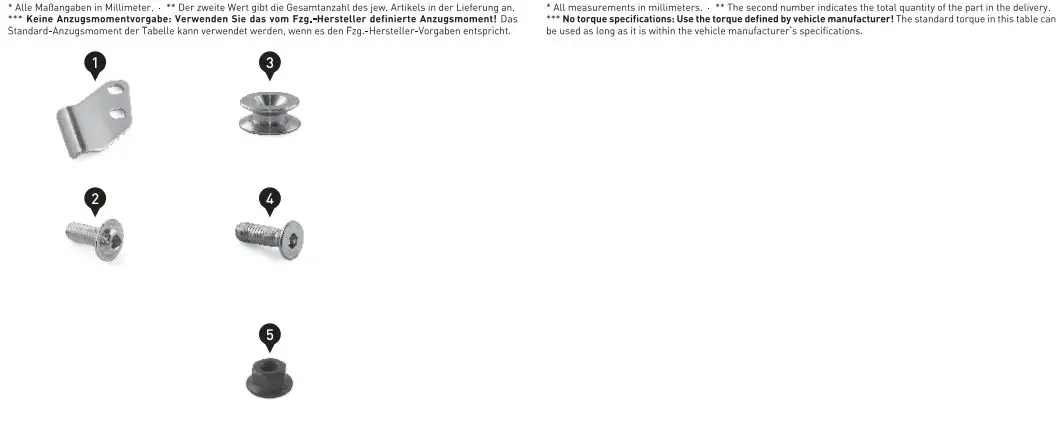 SW-MOTECH KFT.13.849.70000-B Aluminum Case System Instruction Manual - Parts List