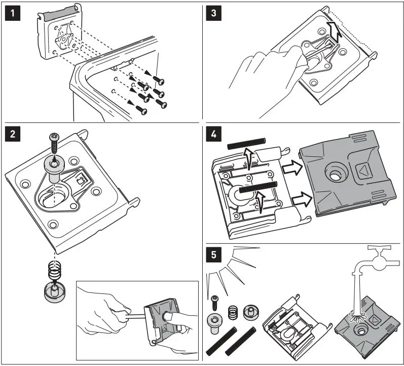 SW-MOTECH KFT.13.849.70000-B Aluminum Case System Instruction Manual - Quick release rastener