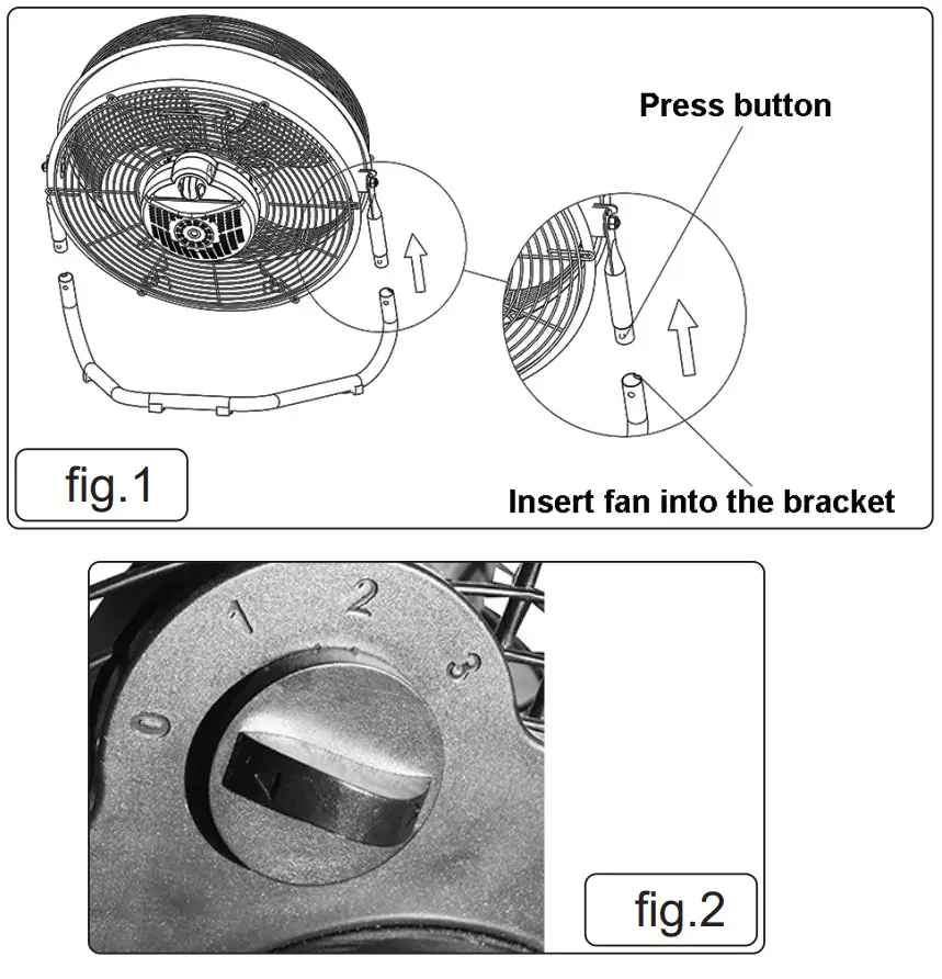 SEALEY HVF20 Industrial High Velocity Floor Fan - Figure 3