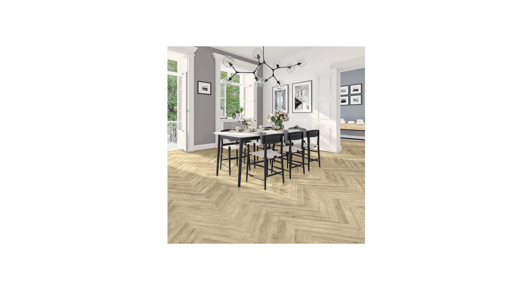 Kraus B-k-023 Luxury Vinyl Flooring Herringbone Installation Guide