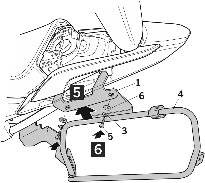 SHAD Honda Series NC 750 X 21 H0NC714P A03