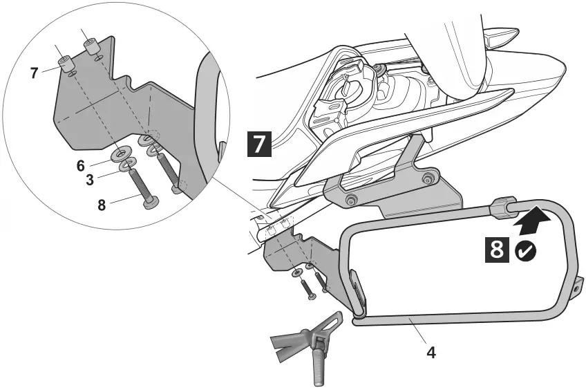 SHAD Honda Series NC 750 X 21 H0NC714P A05