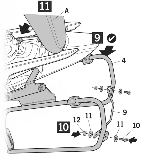 SHAD Honda Series NC 750 X 21 H0NC714P A06
