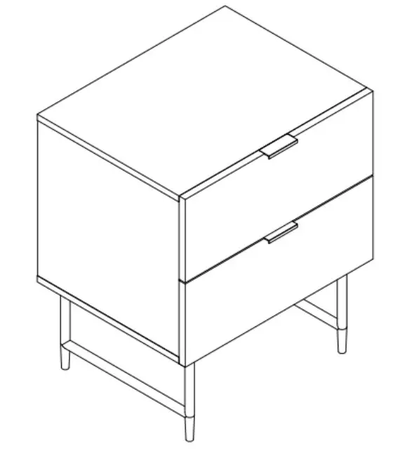SHANGRI-LA SLHONEYBTWA, SLHONEYBTBA HONEYCOMB BEDSIDE TABLE - Step 10