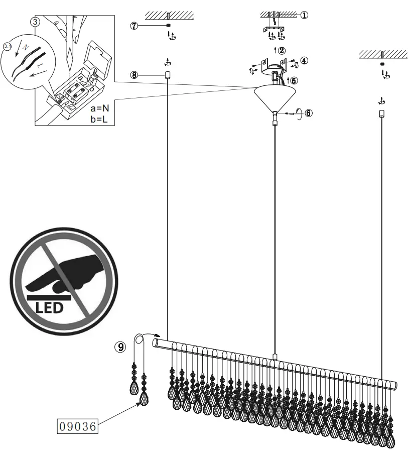 Paul-Neuhaus-15037-17-DIRECT-LED-Hanging-Lamp-FIG 2