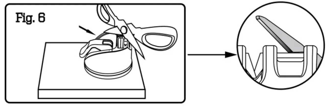 Scissors Sharpening Instruction
