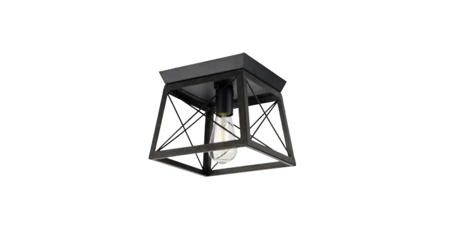 Progress Lighting P350022-031 Briarwood 1 Light 10 Inch Textured Black Flush Owner's Manual