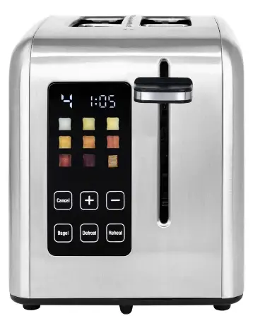 KALORIK-TO-50665 -2-Slice-Rapid-Toaster-with-LCD-Display-product-image