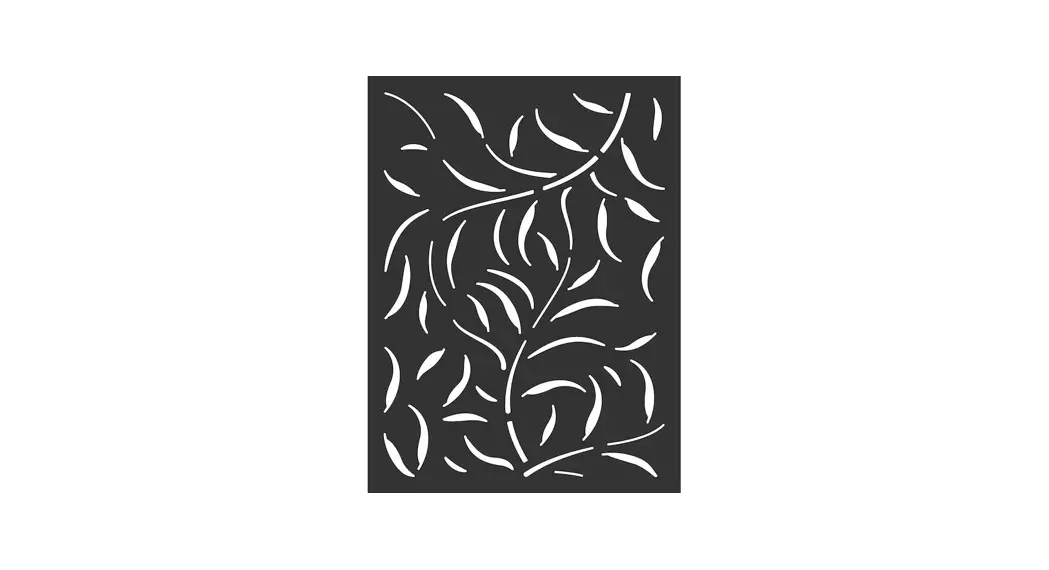 Outdeco Usa Usadswl2-bl Black Eucalyptus Decorative Screen Panel User Manual