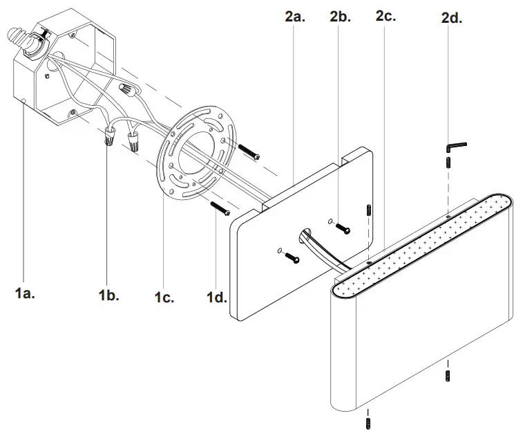 KUZCO AT6510 All Terior LED Lamp Wall Sconce - fig 2