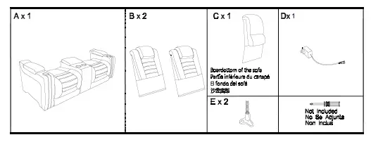 ASHLEY U2800418 Backtrack Power Reclining Loveseat 1