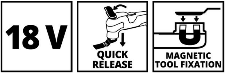 Einhell 4465160 VARRITO Cordless Multifunctional Tool - fig 1