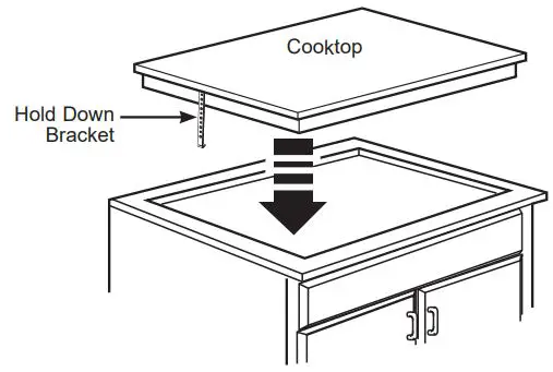 Cafe Appliances CHP90361TBB 30 and 36 Inch Electric Cooktop Instruction Manual - INSERT COOKTOP INTO CUTOUT