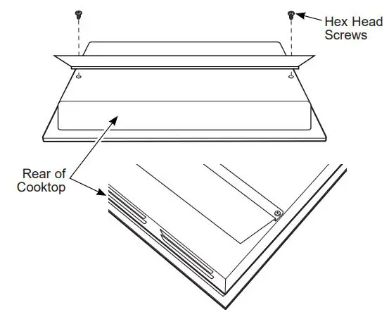 Cafe Appliances CHP90361TBB 30 and 36 Inch Electric Cooktop Instruction Manual - INSTALL BAFFLE