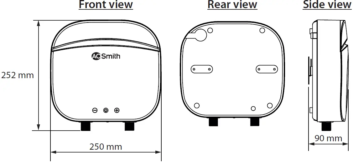 A O Smith TE35 Tankless Electric Water Heater 01