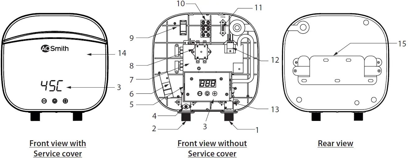 A O Smith TE35 Tankless Electric Water Heater 02