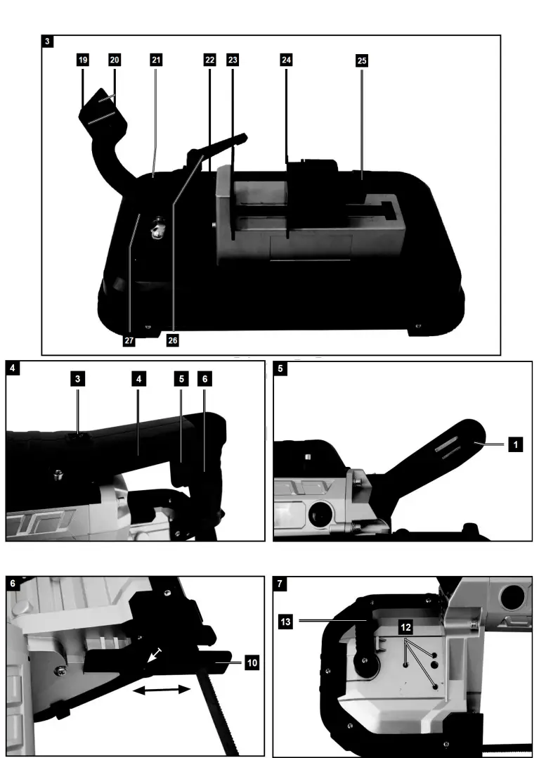 BORMANN BBS4010 Band Saw - Figure 2