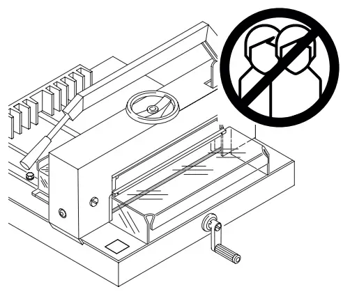 IDEAL 4705 High Performance office Guillotine - FIG 1