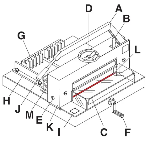 IDEAL 4705 High Performance office Guillotine - FIG 10