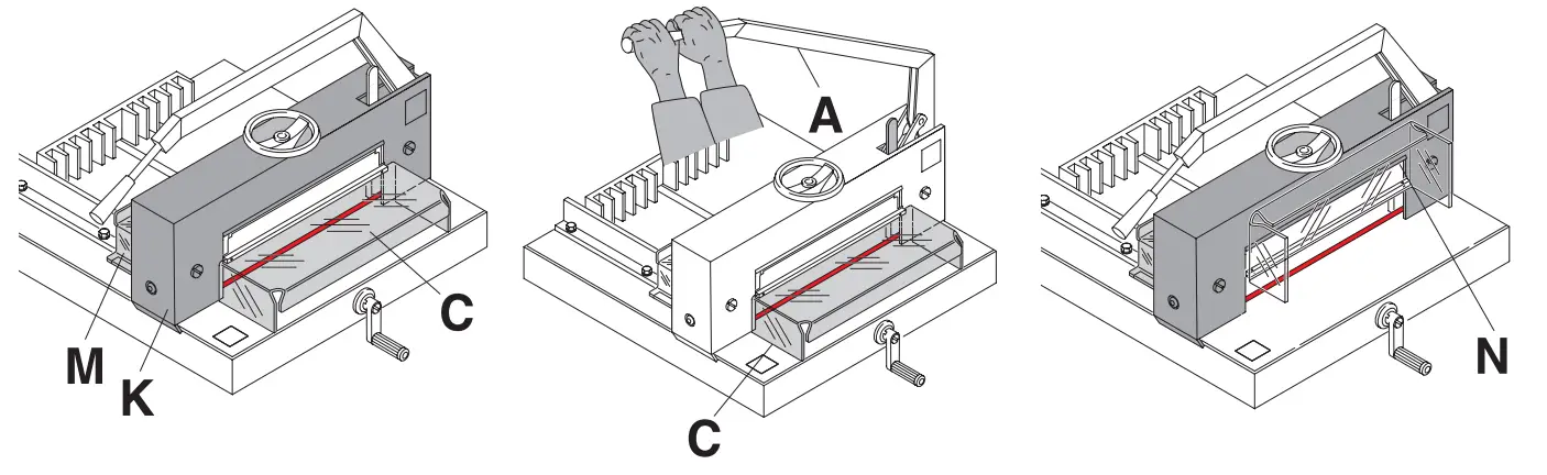 IDEAL 4705 High Performance office Guillotine - FIG 11