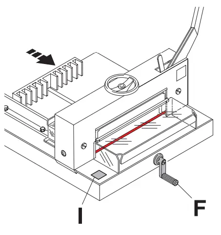 IDEAL 4705 High Performance office Guillotine - FIG 12