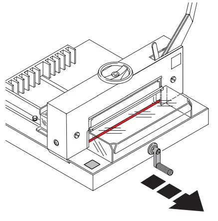 IDEAL 4705 High Performance office Guillotine - FIG 13