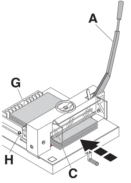 IDEAL 4705 High Performance office Guillotine - FIG 14