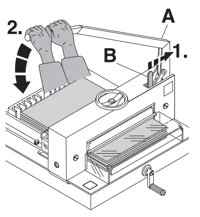 IDEAL 4705 High Performance office Guillotine - FIG 16