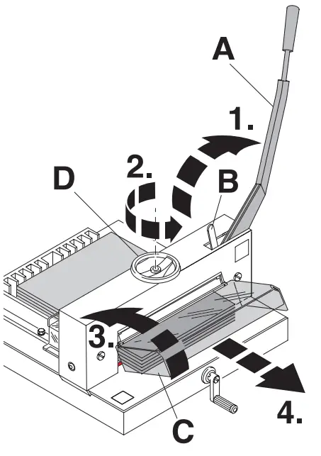 IDEAL 4705 High Performance office Guillotine - FIG 17