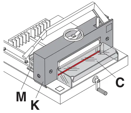 IDEAL 4705 High Performance office Guillotine - FIG 2