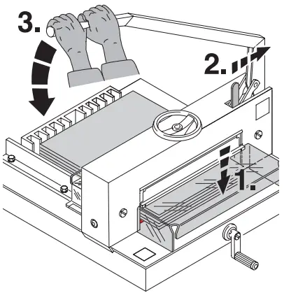 IDEAL 4705 High Performance office Guillotine - FIG 3
