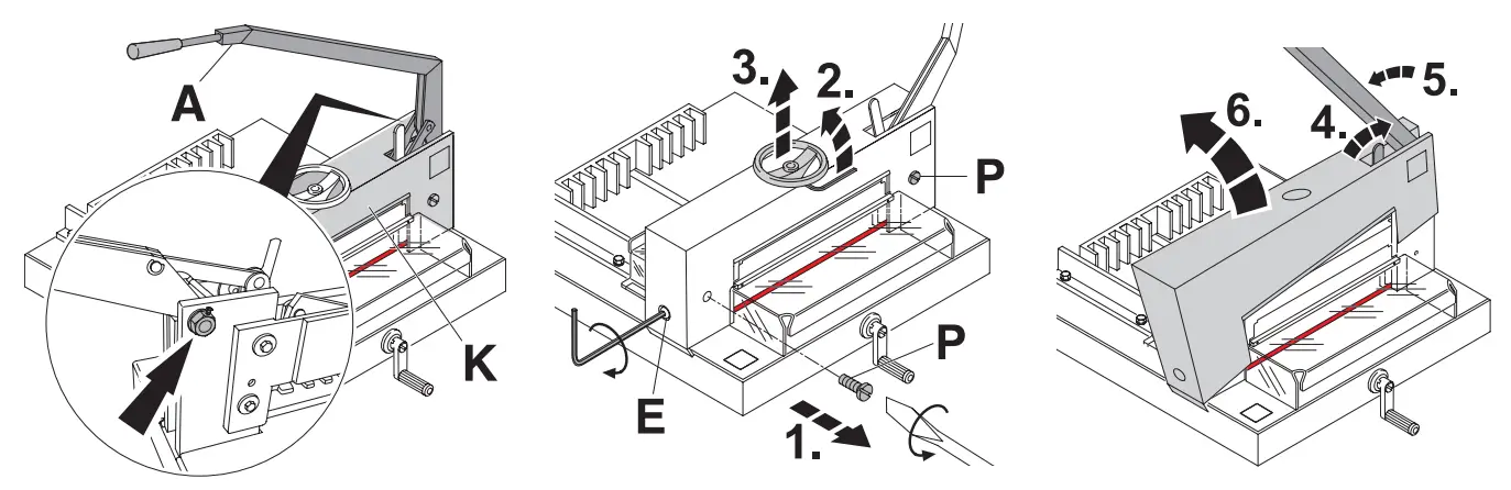 IDEAL 4705 High Performance office Guillotine - FIG 37