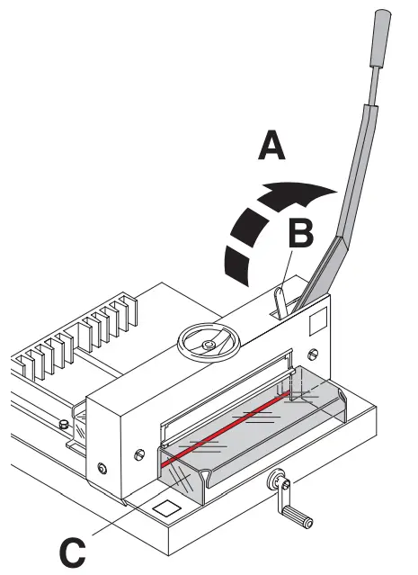 IDEAL 4705 High Performance office Guillotine - FIG 4