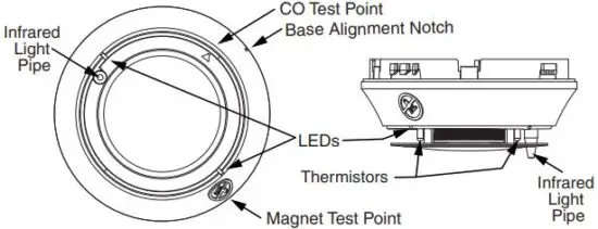 Mircom MIX-FC351APA Advanced Protocol Multi Criteria CO and Smoke Sensor-fig4