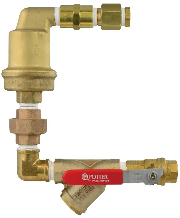 POTTER INS 2500 Nitrogen Generator - Nitrogen Purge Valve 2