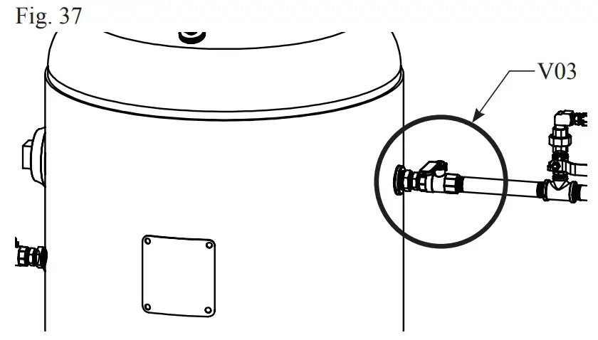 POTTER INS 2500 Nitrogen Generator - Tank Outlet Valve