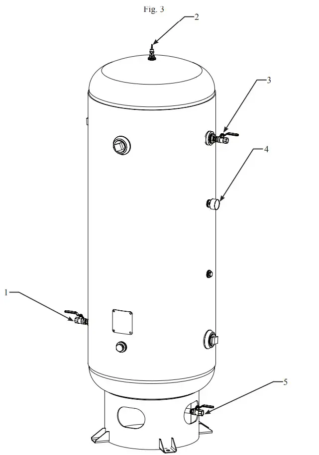 POTTER INS 2500 Nitrogen Generator - Tank View