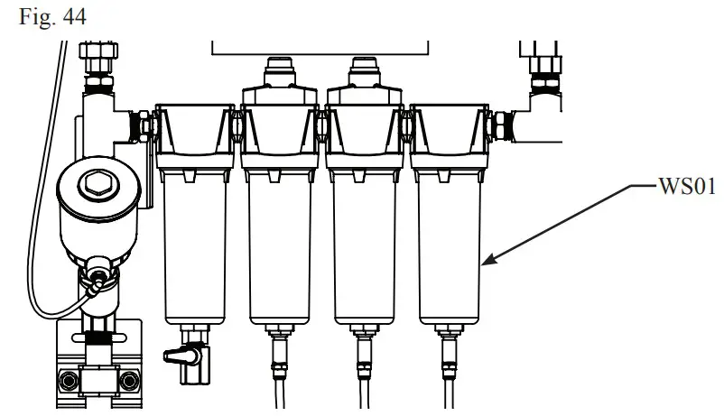 POTTER INS 2500 Nitrogen Generator - Water Separator label