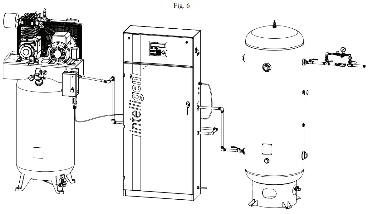 POTTER INS 2500 Nitrogen Generator - installation layout
