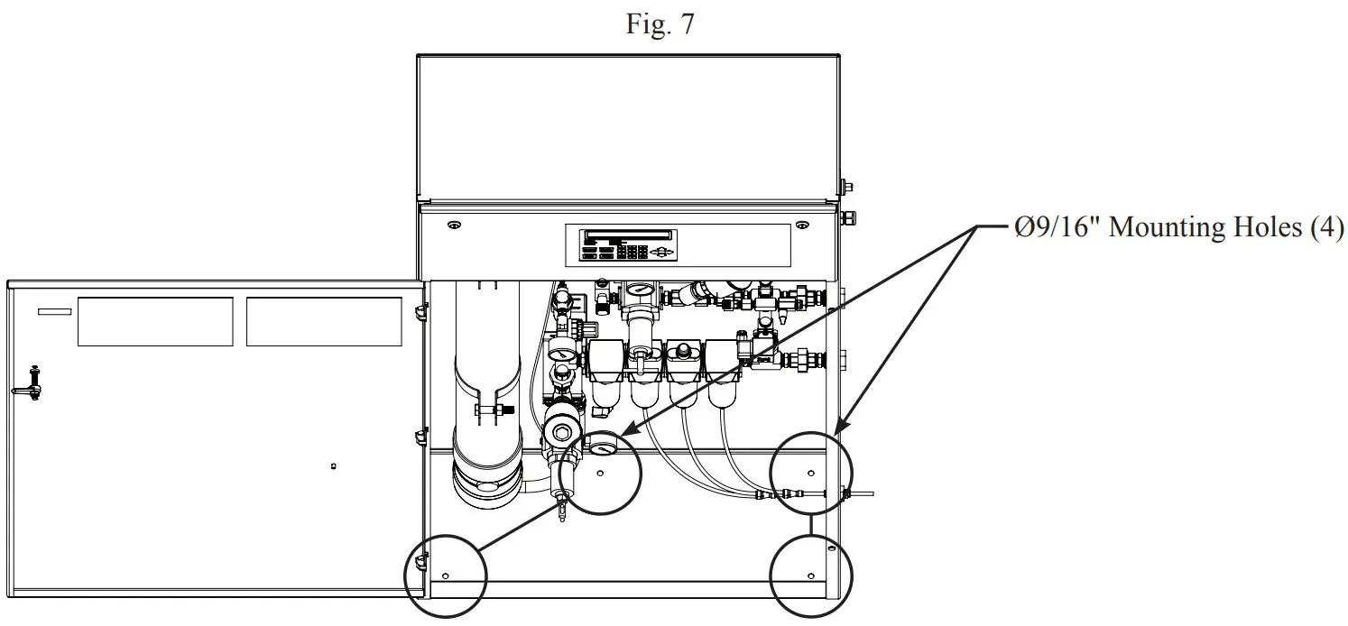 POTTER INS 2500 Nitrogen Generator - nitrogen cabinet