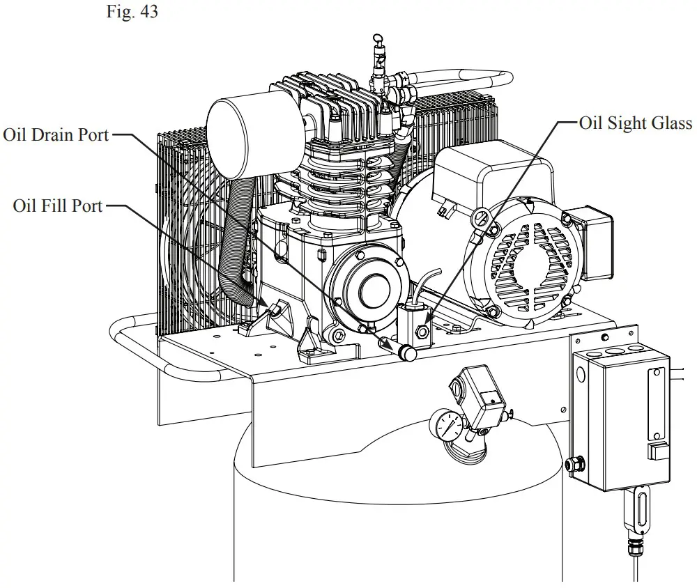 POTTER INS 2500 Nitrogen Generator - oil fill plug