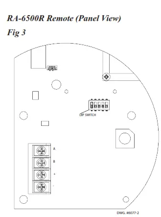 POTTER RA-6500R LCD Annunciator - switch