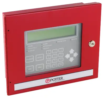 POTTER RA-6500R LCD Annunciator - switch