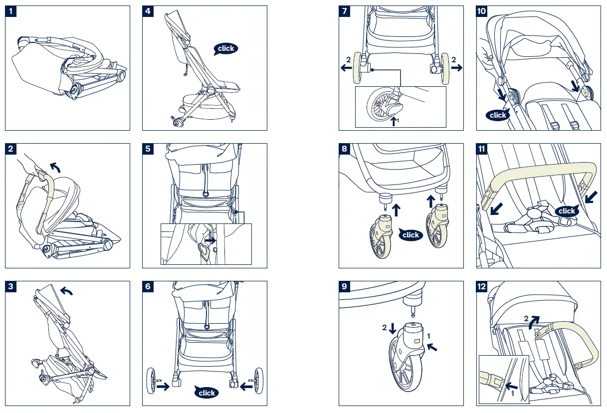 Nuna TRVL Collapsing Lightweight Stroller 1