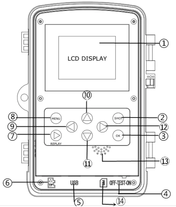 DENVER WCM-8010MK2 Wild Camera