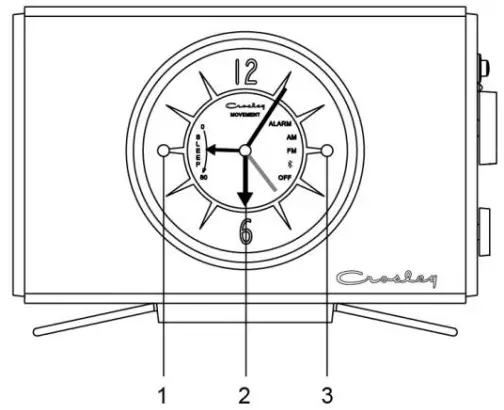 CROSLEY CR3038A Lewis Retro Radio -- Product 1