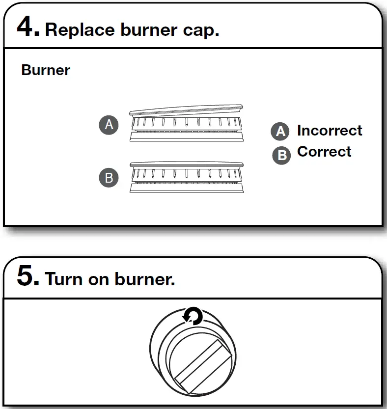 KitchenAid Commercial-Style 48 Inch Built-In Gas Cooktop with 6 Burners and Grid CARE AND CLEANING 3